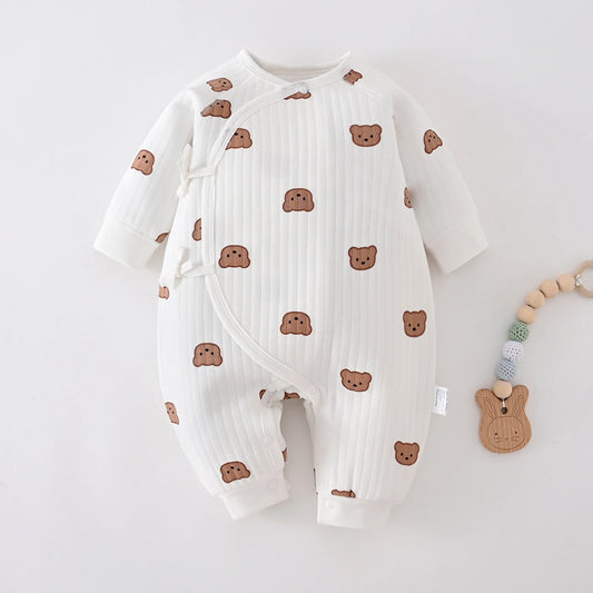 Lullaby Cotton Baby Romper – Full Sleeve Jumpsuit