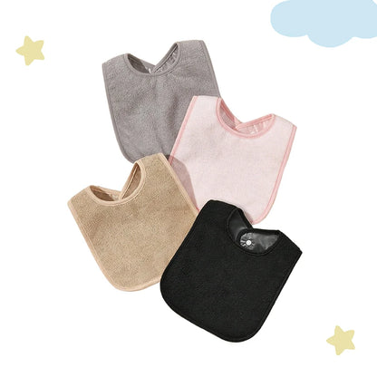 4/3 Pack Waterproof Baby Bibs