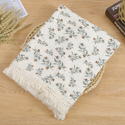 Lullaby Muslin Cotton Baby Blanket