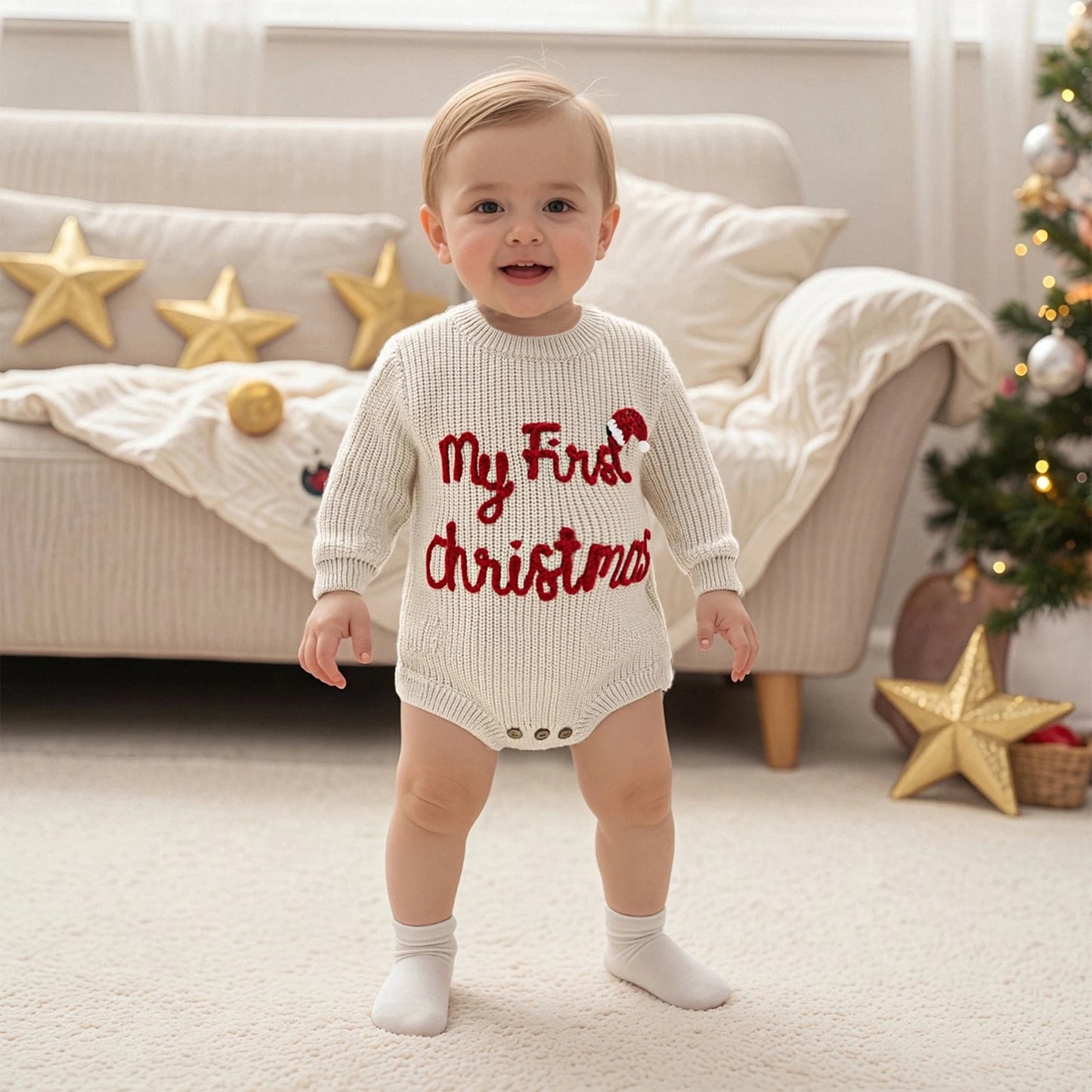 My First Christmas Baby - Unisex Christmas Sweater