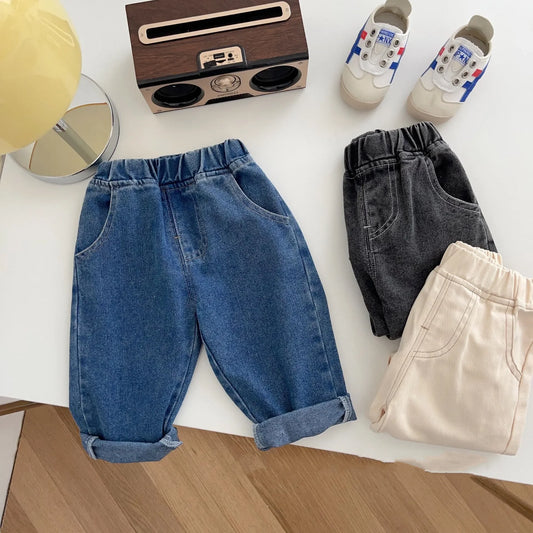 Baby & Toddler Jeans – Unisex Loose Fit