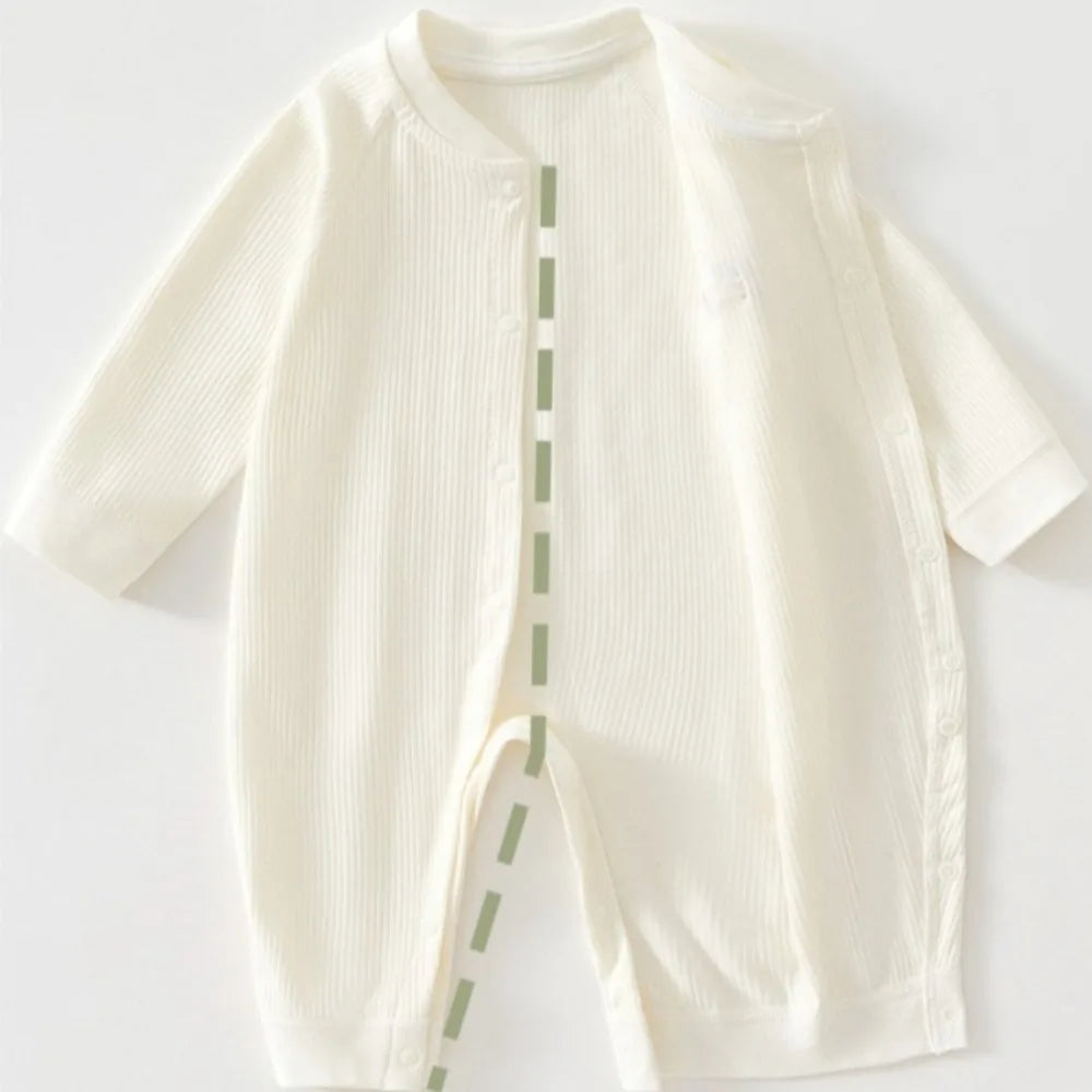 100% Cotton Romper – Unisex Long Sleeve🍂