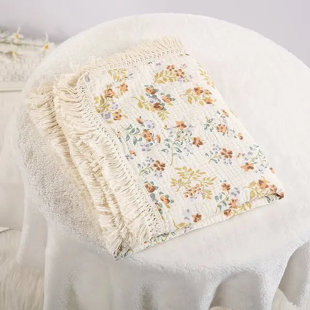 Lullaby Muslin Cotton Baby Blanket