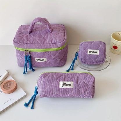 3pcs/Set Striped Baby Toiletry Bag