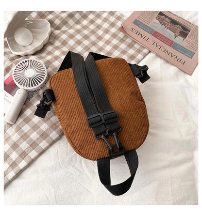 Mini Corduroy Backpack – Unisex