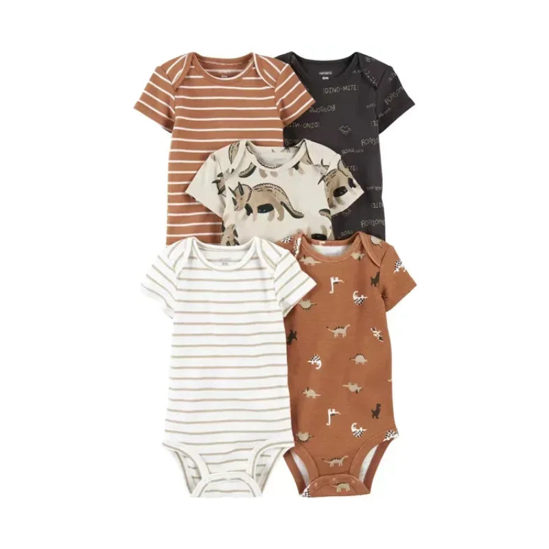 Lullaby Cotton Baby Romper – European Style  5 Pcs Set