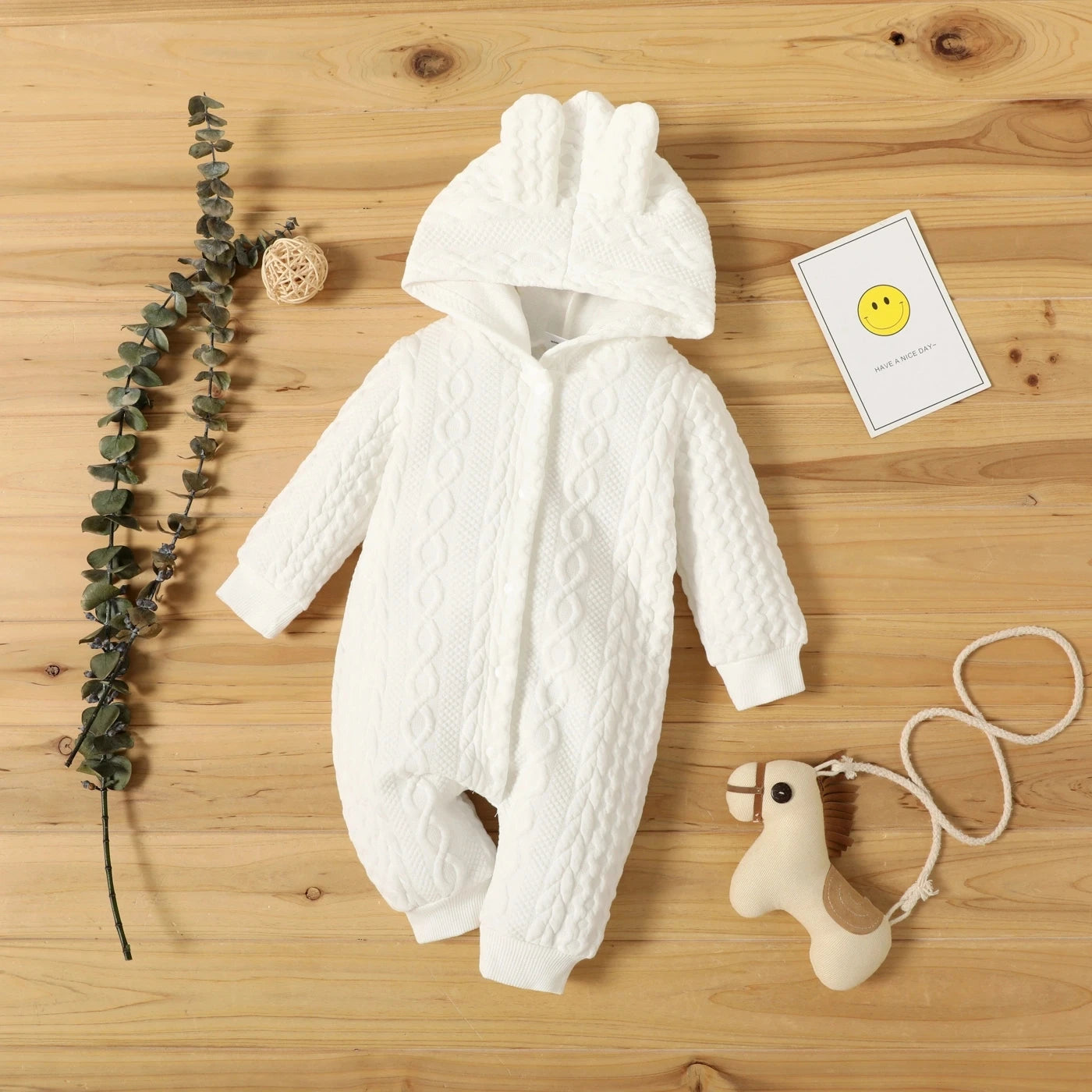 Hooded Romper – Autumn Collection 🍂