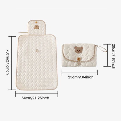 Foldable Waterproof Baby Changing Pad – Large 70×50 cm