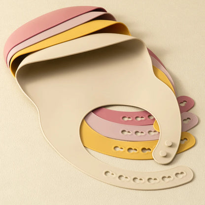 2-Pack Silicone Baby Bibs – Waterproof & Easy to Clean