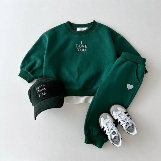 Striped Hoodie Set