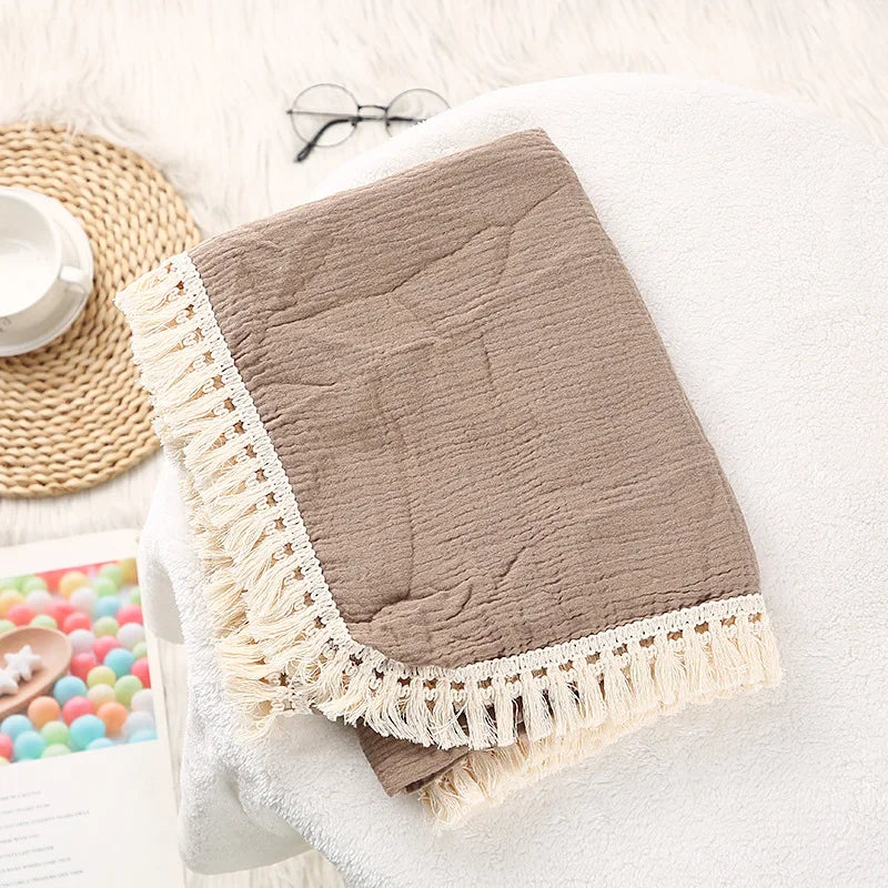 Lullaby Muslin Cotton Baby Blanket
