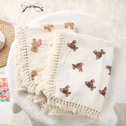 Lullaby Muslin Cotton Baby Blanket