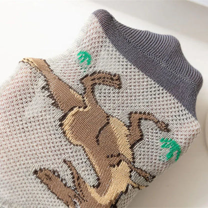 Dinosaur Socks for Boys (Pack of 5)