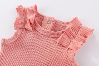 Lullaby Cotton Cute Baby Bodysuit - 5 Piece Set