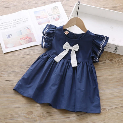Lullaby Summer Bow Cotton Dress
