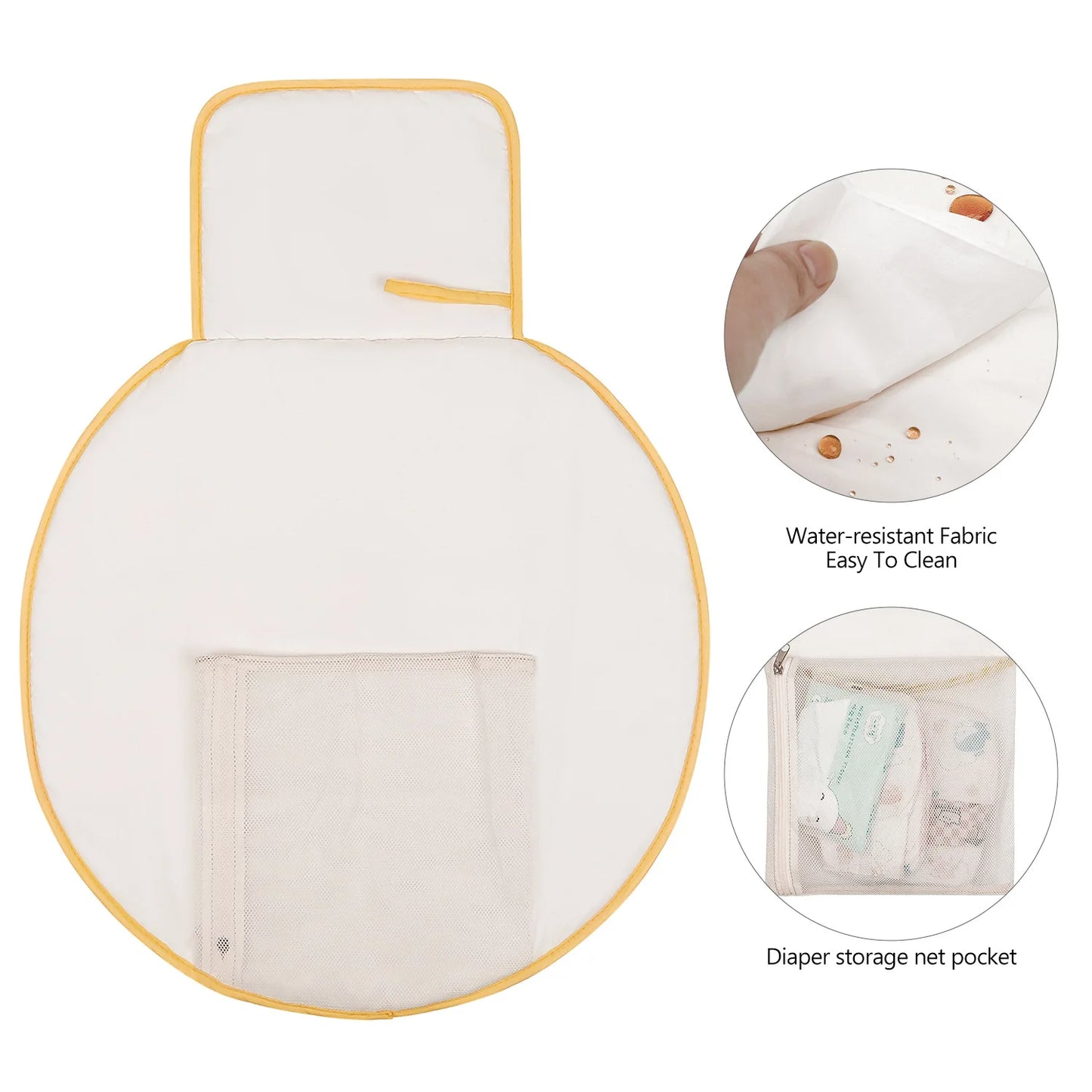 Foldable Waterproof Baby Changing Pad – Large 70×50 cm