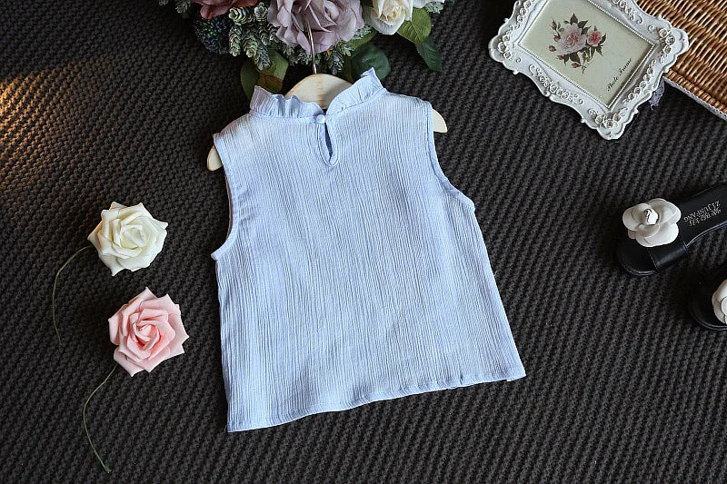 Cotton Butterfly Sleeve Baby Set - 2Pcs