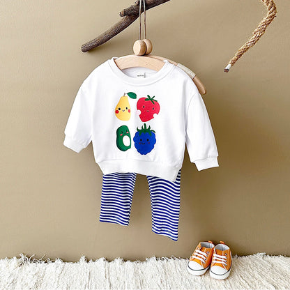 Fruit Print Set – Cotton Blend Autumn Collection