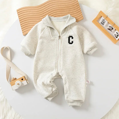 Unisex Winter Knit Romper – Cozy & Cute
