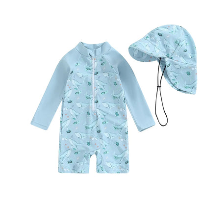 Lullaby Swimsuit with Swim Cap