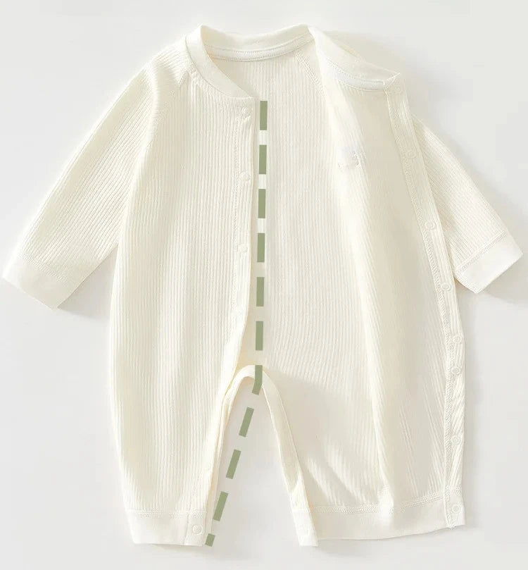 100% Cotton Romper – Unisex Long Sleeve🍂