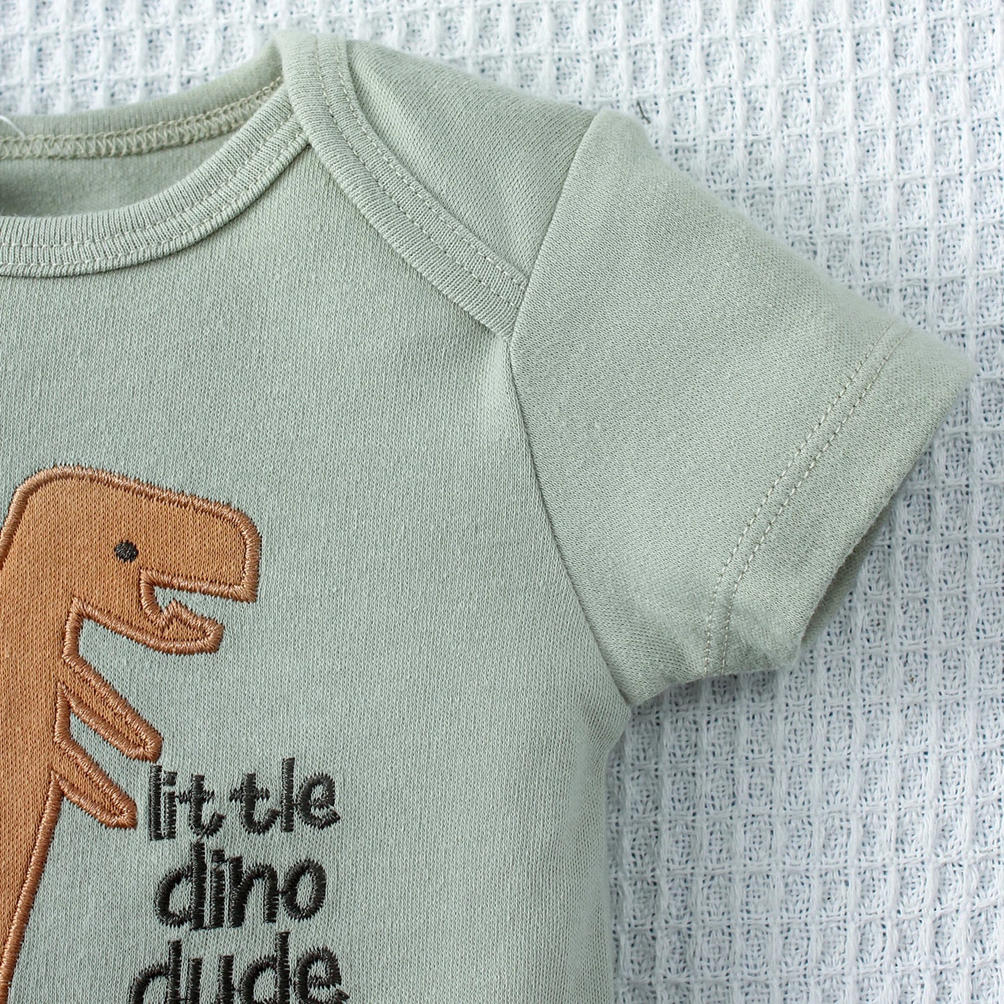 Lullaby Little Dino dude Bodysuit - Set 3Pcs