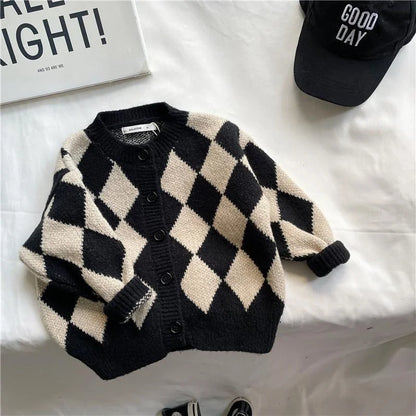 Cotton, Cashmere Geometric Sweater – Autumn Collection