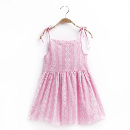 Cotton Linen Strappy Dress – Lullaby