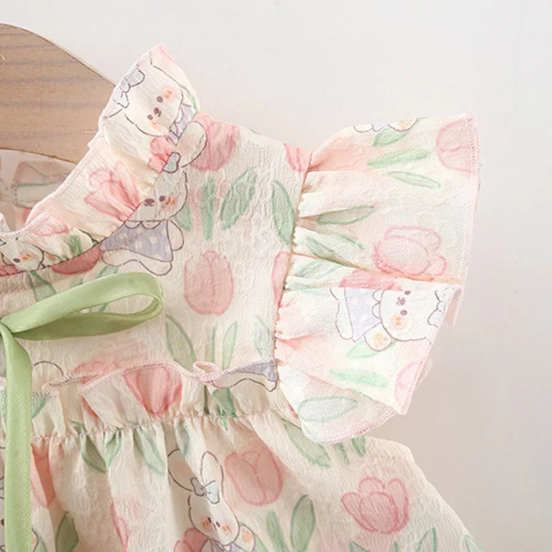 Lullaby Floral Pleated Summer Dress