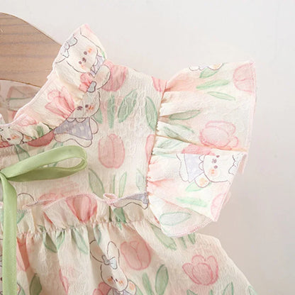 Lullaby Floral Pleated Summer Dress