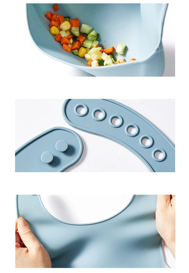 Silicone Baby Bib – Waterproof & Easy to Clean
