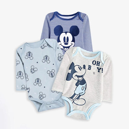 100% Cotton Bodysuit Set 3 Pcs