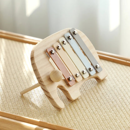 Wooden Musical Instrument Toy – Xylophone, Beads & Drum