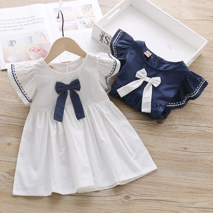 Lullaby Summer Bow Cotton Dress