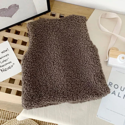 Plush Lamb Wool Vest – Autumn Collection 🍂