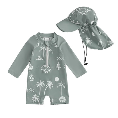 Lullaby Swimsuit with Swim Cap