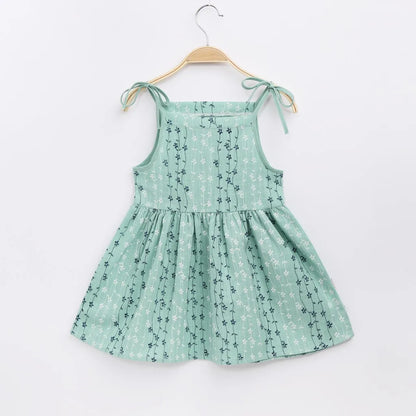 Cotton Linen Strappy Dress – Lullaby