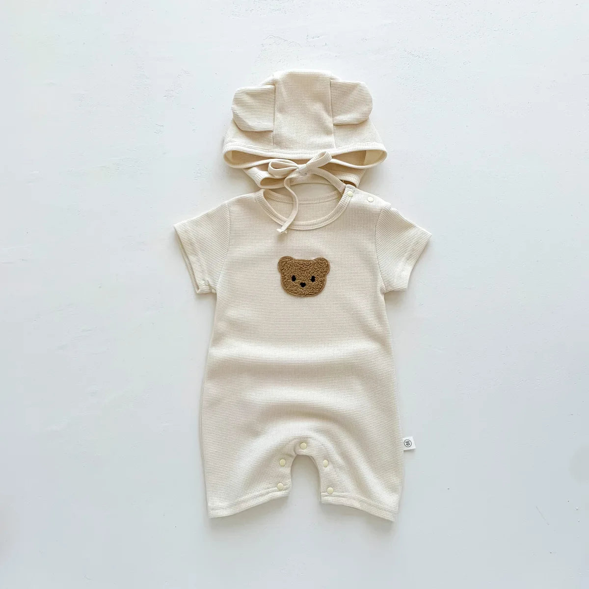 Lullaby’s Cotton Patch Bear Baby Romper