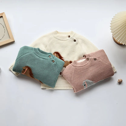 Cotton Knit Sweater – Autumn Collection 🍂