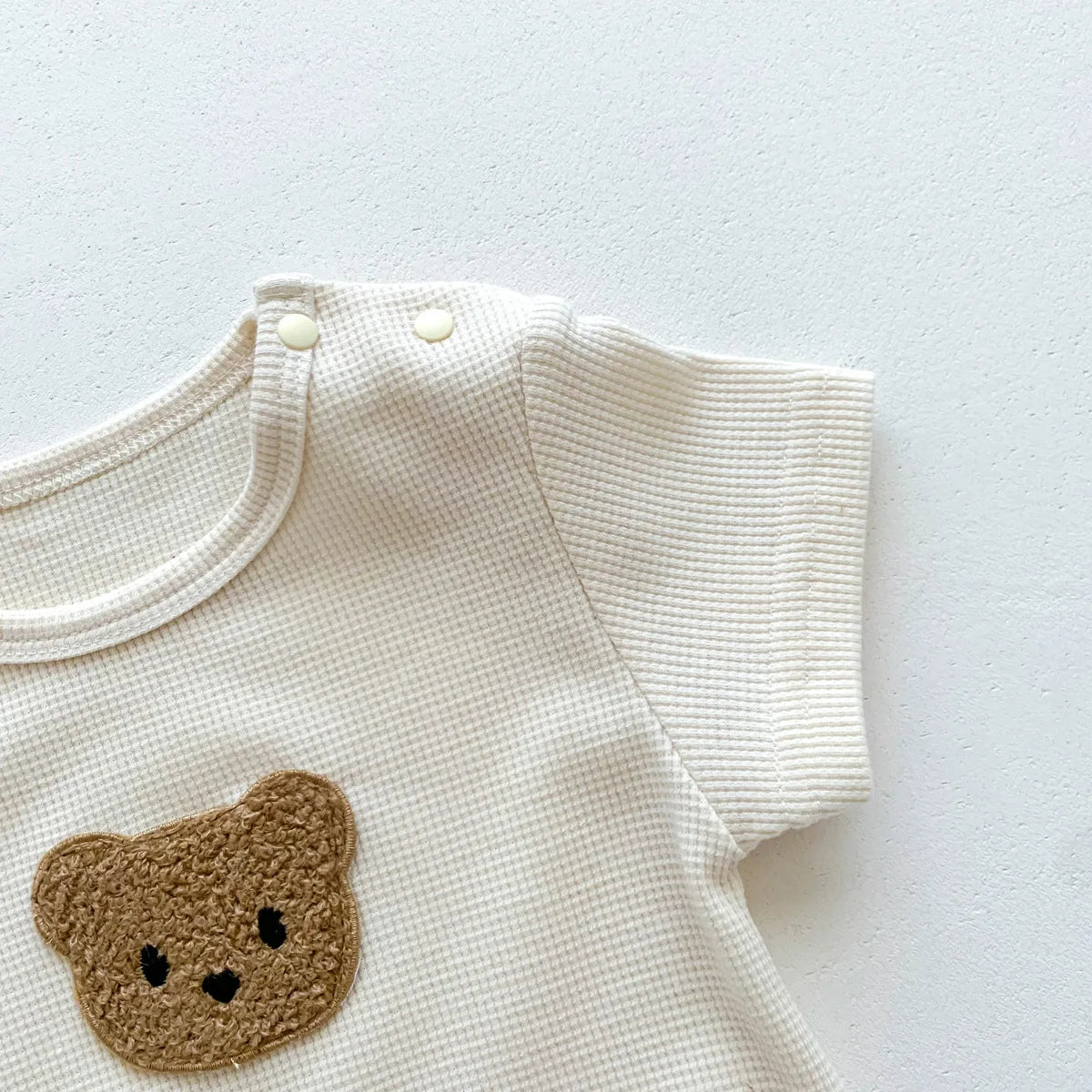 Lullaby’s Cotton Patch Bear Baby Romper