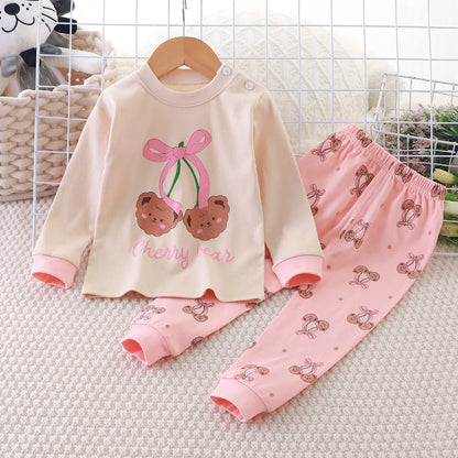 Cotton Animal Pajamas – Autumn Sleepwear