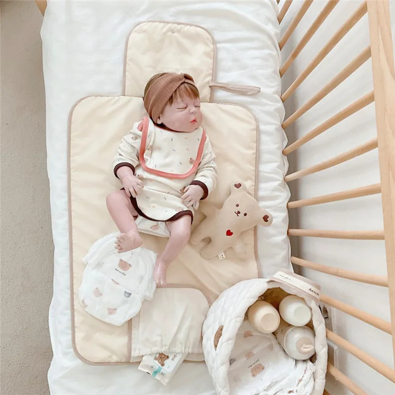 Foldable Waterproof Baby Changing Pad – Large 70×50 cm
