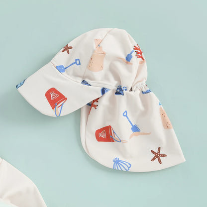 Lullaby Rash Guard Swim Set- 3Pcs
