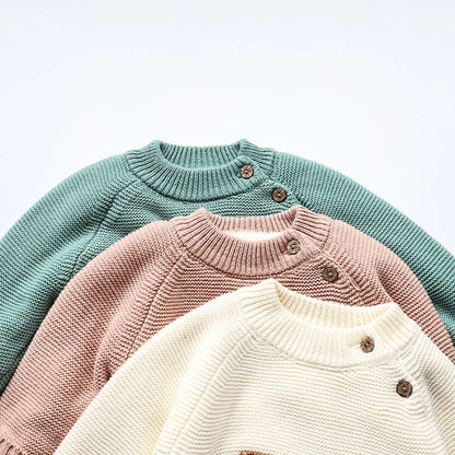 Cotton Knit Sweater – Autumn Collection 🍂