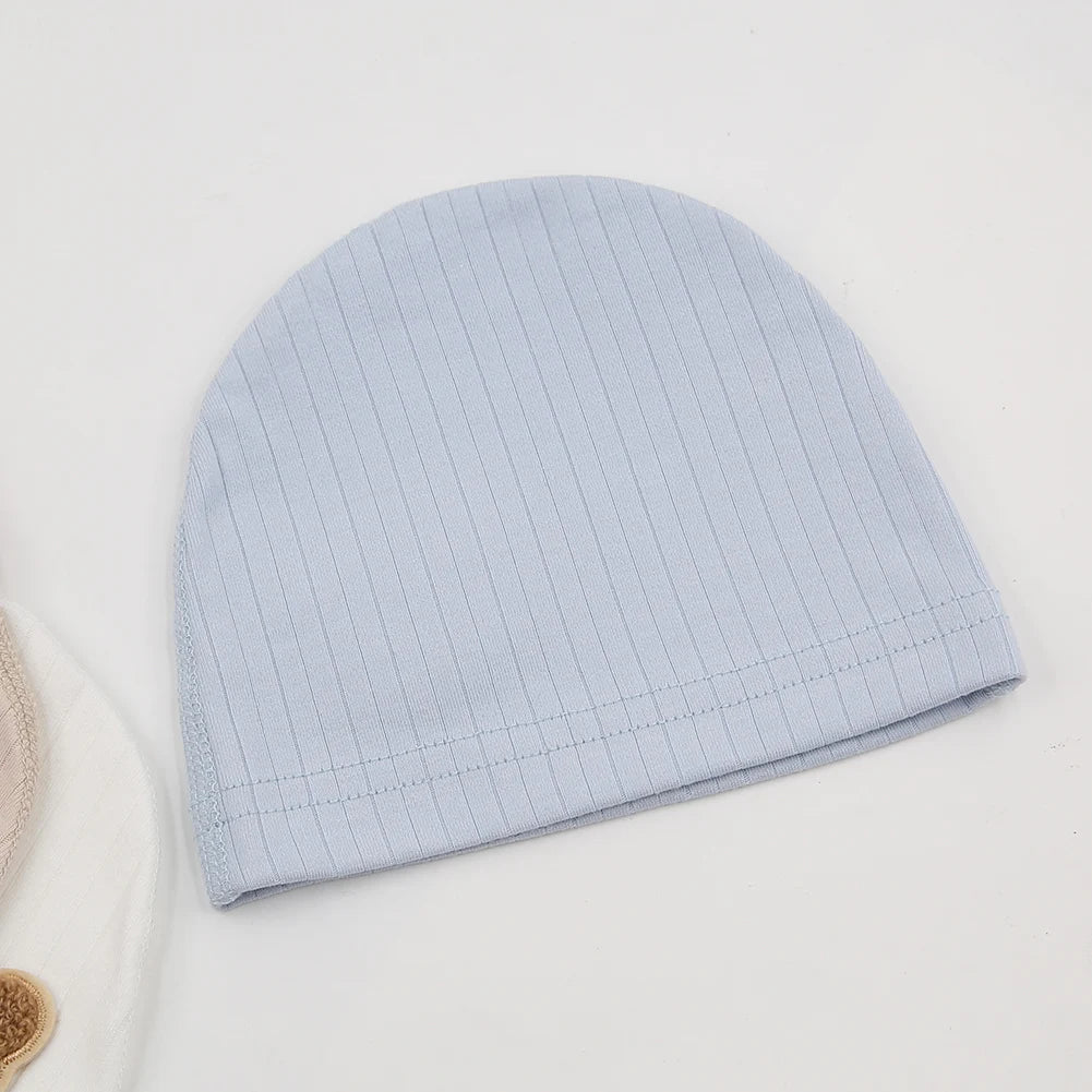 Unisex Baby Cotton Hats – Minimalist Style