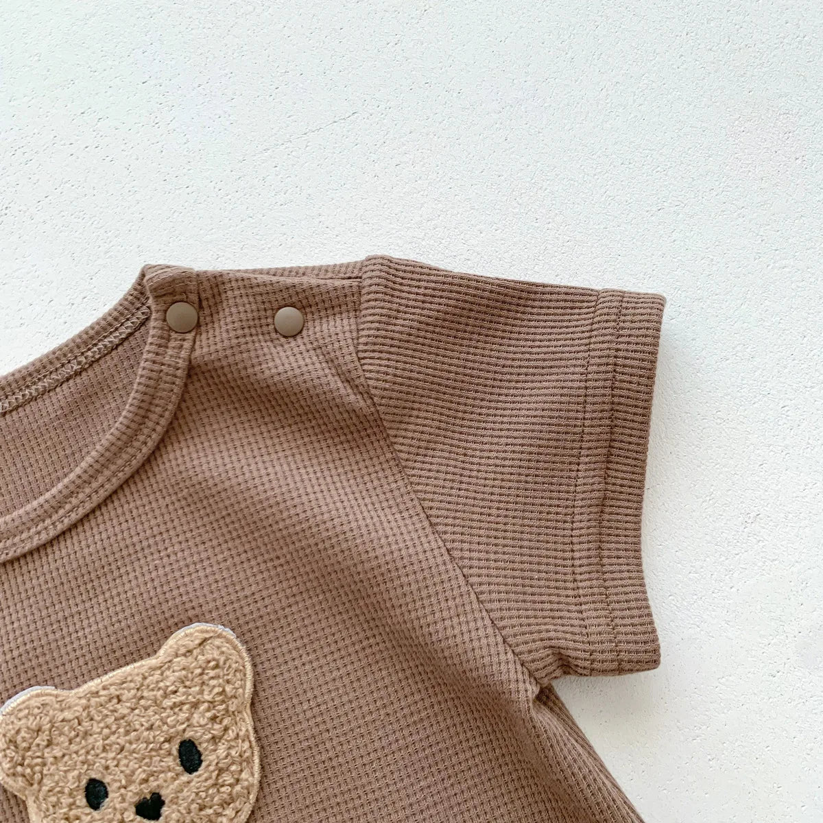 Lullaby’s Cotton Patch Bear Baby Romper