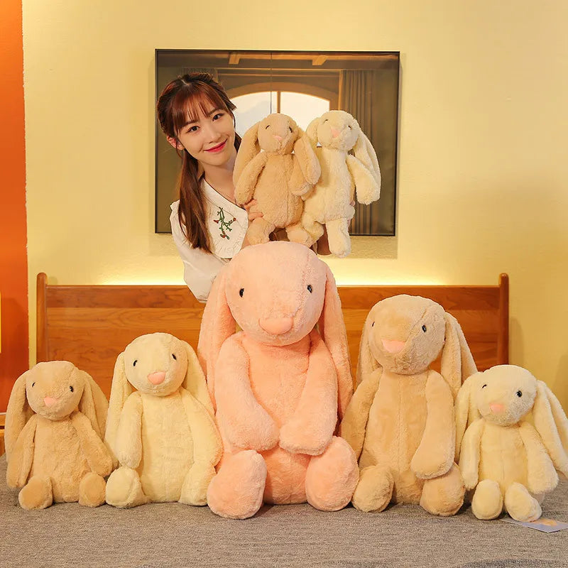 Plush Long-Eared Bunny