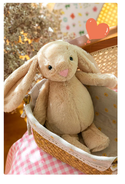 Plush Long-Eared Bunny