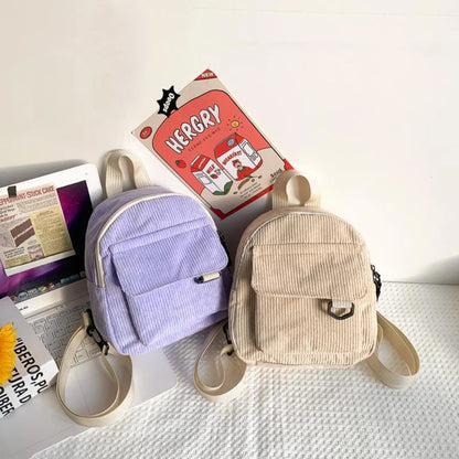 Mini Corduroy Backpack – Unisex