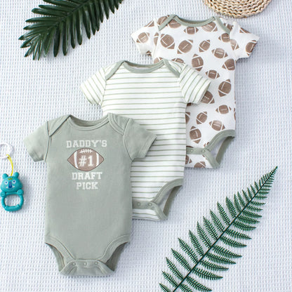 Lullaby Little Dino dude Bodysuit - Set 3Pcs